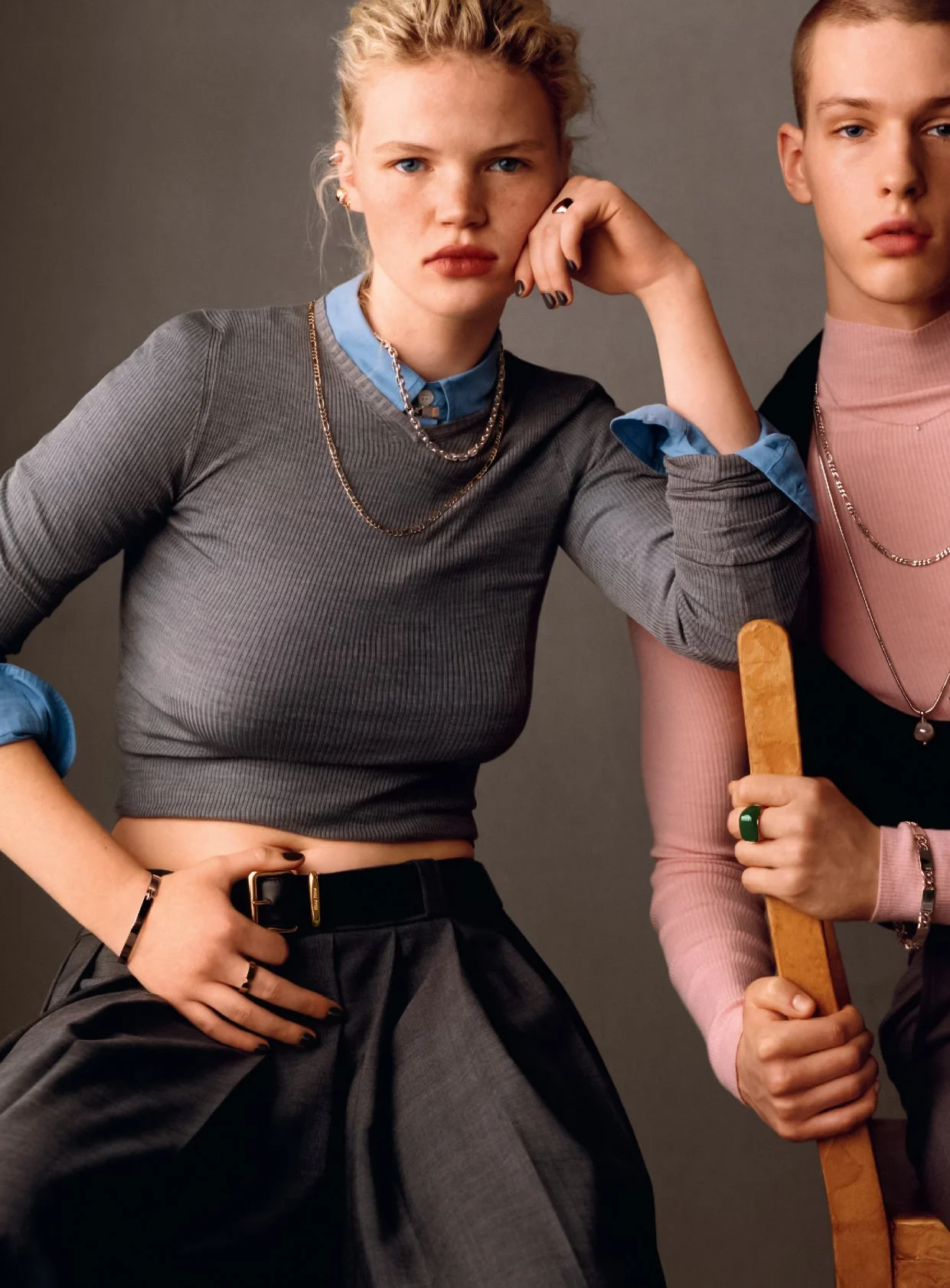 Scott Trindle Captures 'Full Regalia' for Vogue UK April 2022